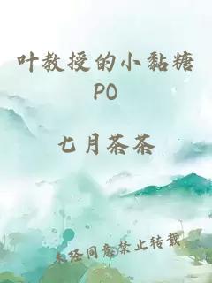 叶教授的小黏糖PO